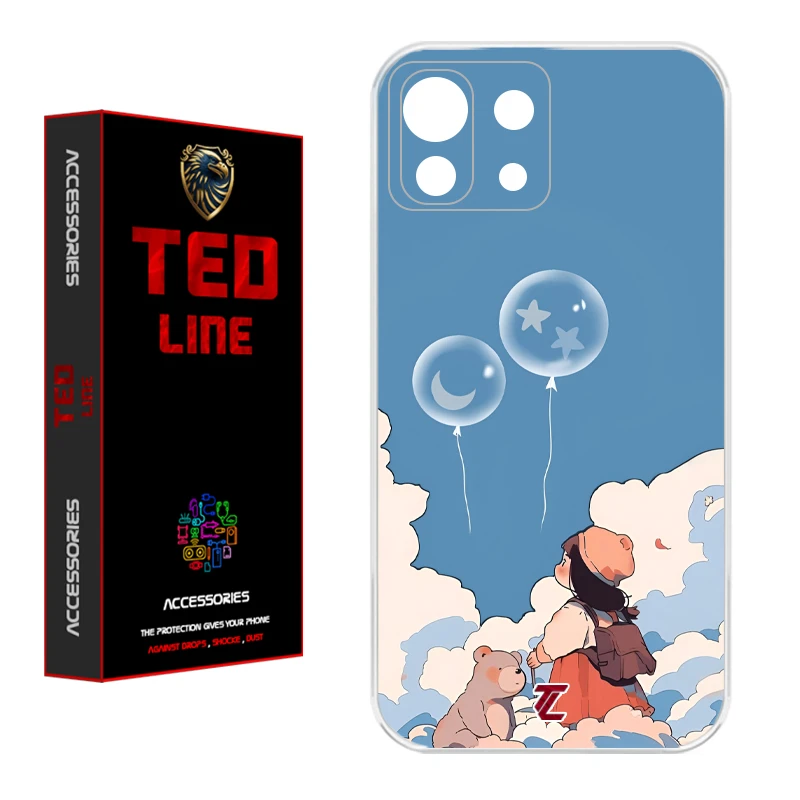 کاور تدلاین طرح دخترونه کد 1202 مناسب برای گوشی موبایل شیائومی Mi 11 Lite