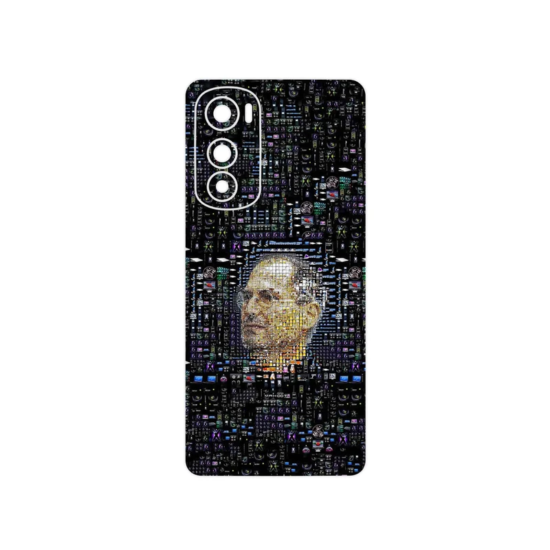 برچسب پوششی ماهوت مدل 2 Collage of Steve Jobs مناسب برای گوشی موبایل موتورولا Edge 30