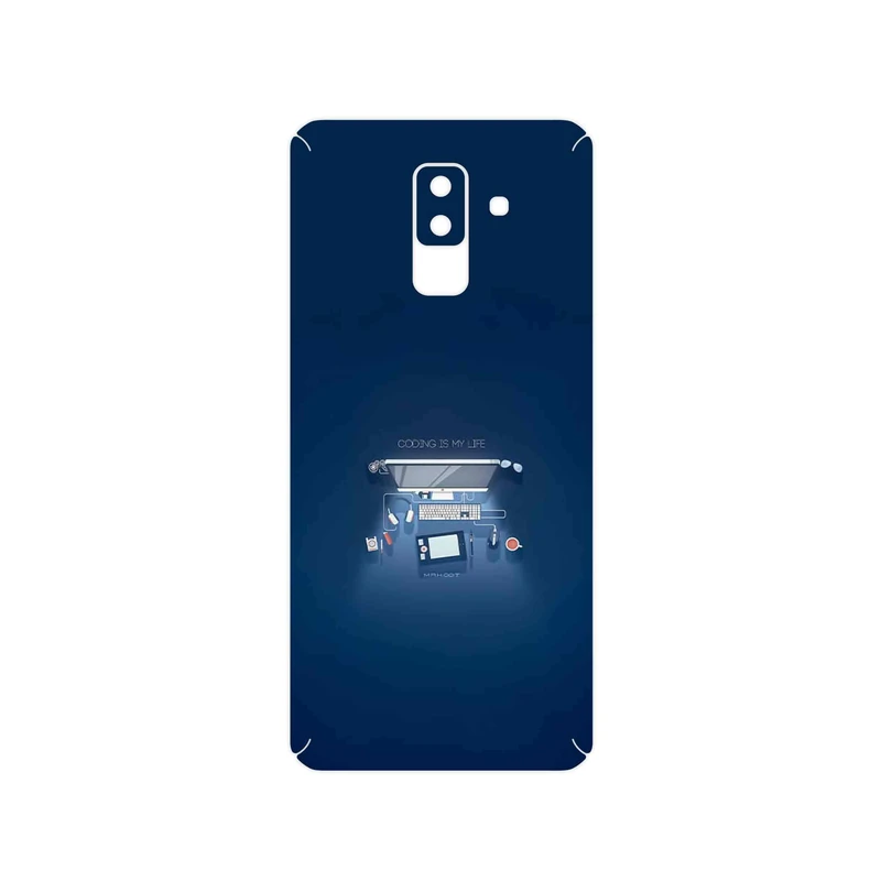 برچسب پوششی ماهوت مدل Programming 3 مناسب برای گوشی موبایل سامسونگ Galaxy A6 Plus 2018