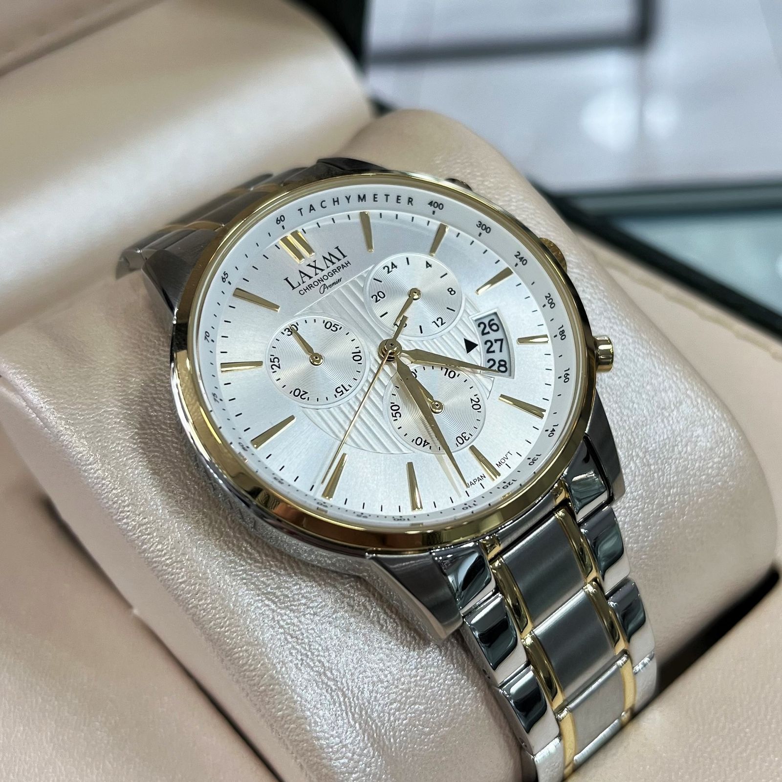 ست ساعت مچی عقربه ای زنانه و مردانه لاکسمی مدل 8534G - 8534L -  - 4