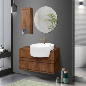 نقد و بررسی ست کابینت و روشویی آزالیا مدل Milana 17 به همراه آینه و باکس توسط خریداران