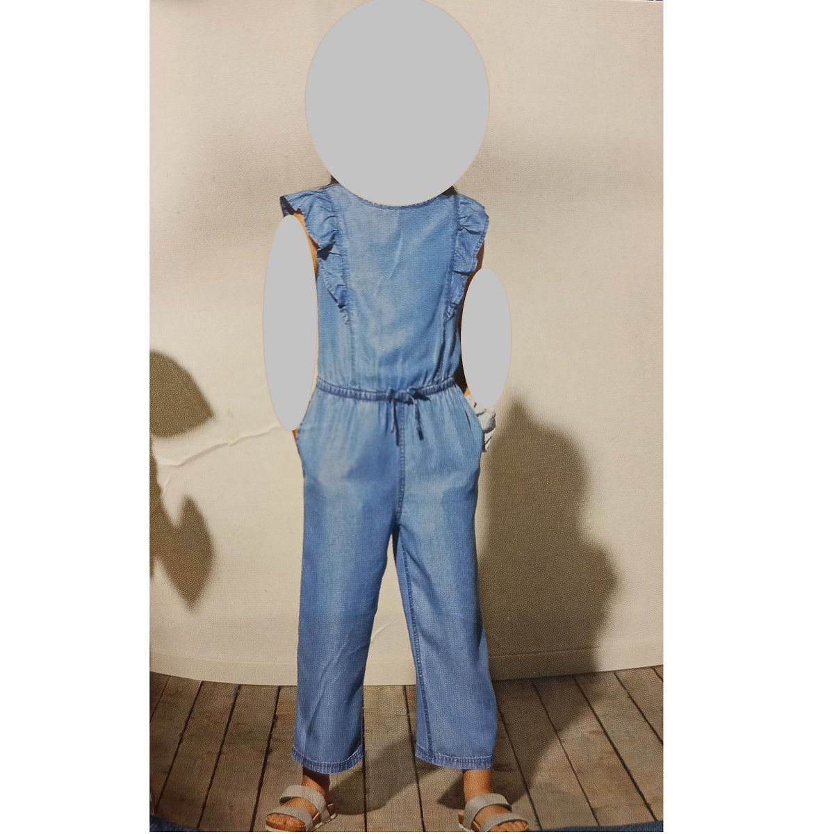 سرهمی جین دخترانه پوکو پیانو مدل 15938949 - - 6