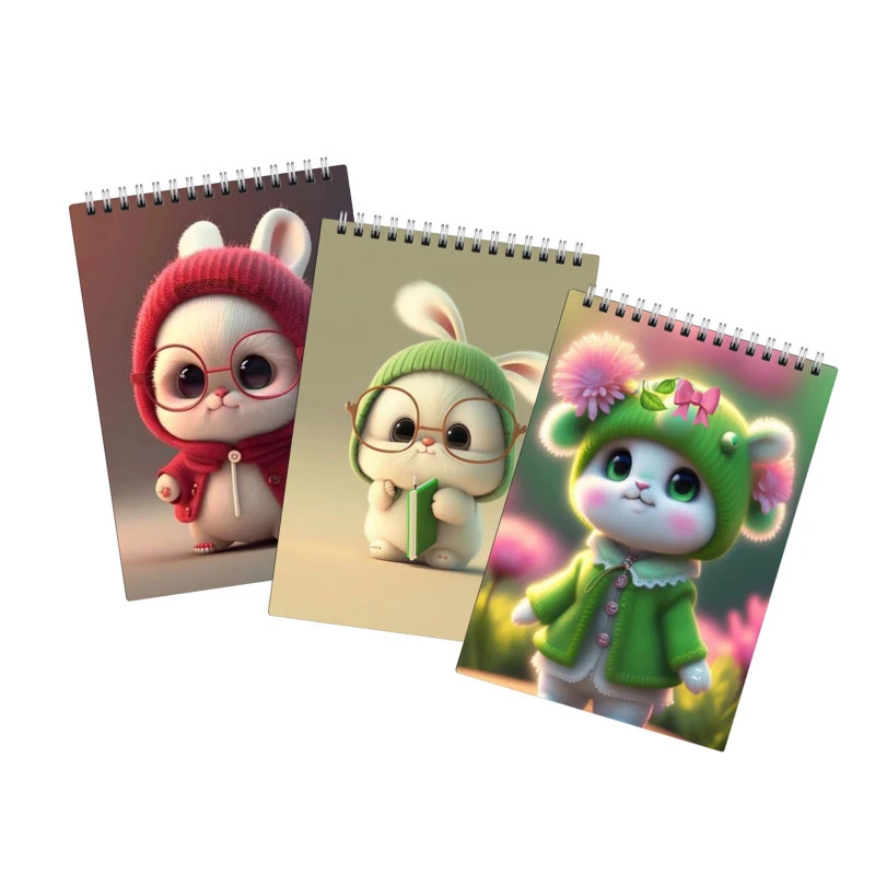 دفتر نقاشی 40 برگ لالالی لو طرح خرگوش فانتزی کد 71 مجموعه 3 عددی