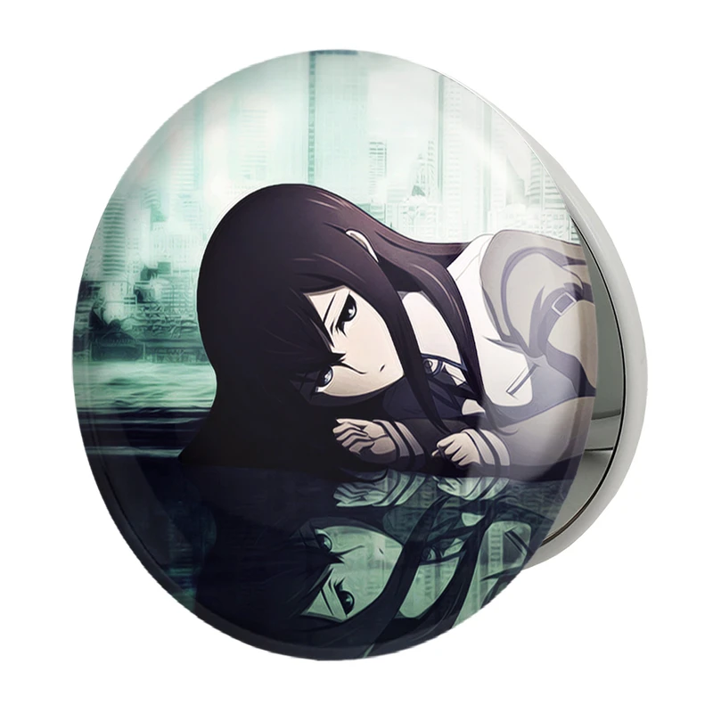 آینه جیبی خندالو طرح کوریسو ماکیسه انیمه اشتاینز گیت مدل تاشو کد 17483 