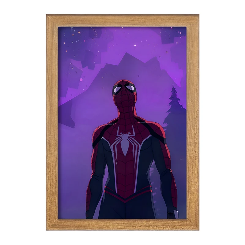 تابلو خندالو مدل مرد عنکبوتی کد F9481
