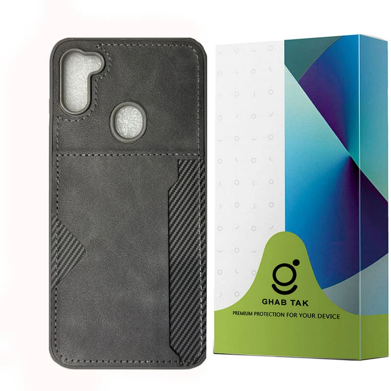 کاور قاب تک مدل چرمی جاکارتی مناسب برای گوشی موبایل سامسونگ Galaxy A11