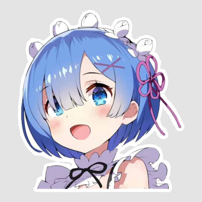 استیکر لپ تاپ پیکسل میکسل مدل انیمه re zero rem