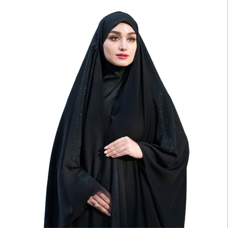چادر عبایی مدل نگین دارکم کار کد QRT678