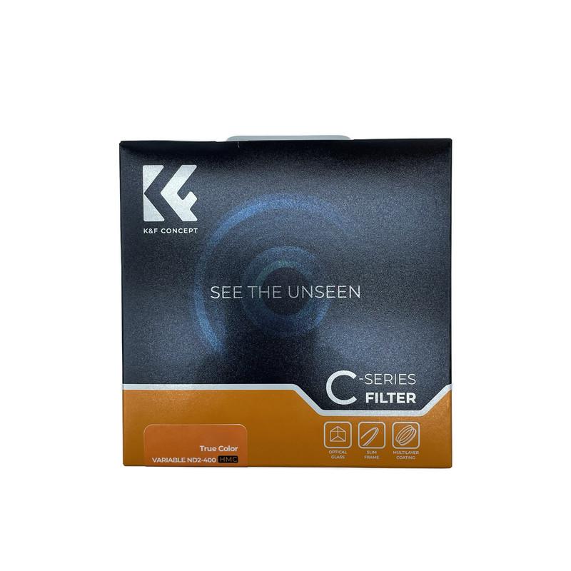 فیلتر لنز کی اند اف مدل VARIABLE ND2-400 HMC NANO-C -77MM