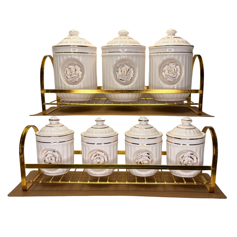 ست پاسماوری ۷ پارچه مدل کی تی ام 1001 به همراه استند 