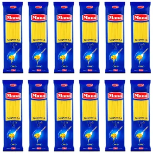 ماکارونی قطر 1.6 مانا - 500 گرم بسته 12 عددی