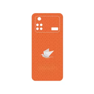 MAHOOT Minimalist origami bird Cover Sticker for Xiaomi Poco M4 Pro 4G