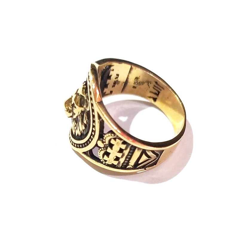 انگشتر مردانه مدل شیر کد 1005