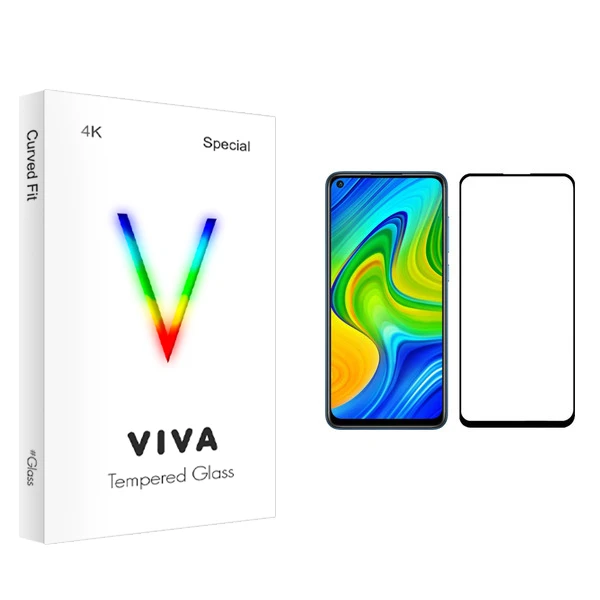 محافظ صفحه نمایش ویوا مدل 4K مناسب برای گوشی موبایل شیائومی Redmi Note 9