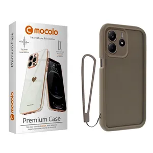 کاور موکولو مدل Silicone Puffer Strap مناسب برای گوشی موبایل شیائومی Redmi Note 14 4G به همراه بند آویز