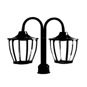 چراغ پارکی مدل سرلوله دو شاخه P-2SC