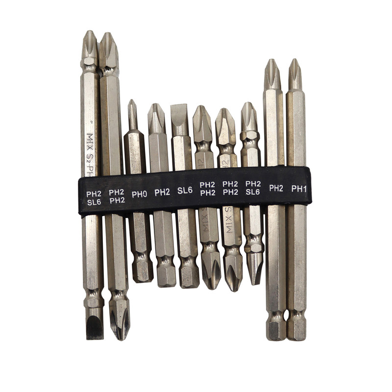 سری پیچ گوشتی یک سر چهارسو یک سر دو سو مدل گوریلا کد YP-010 مجموعه 10 عددی