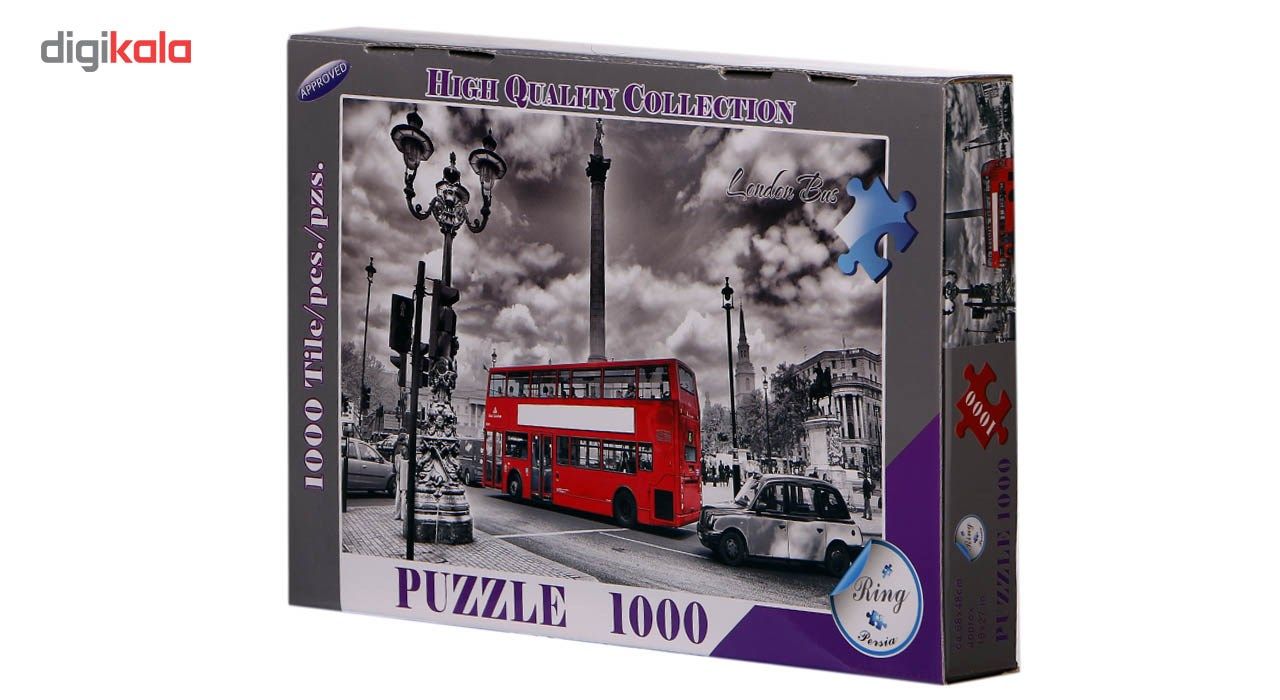 پازل 1000 تکه طرح London Bus main 1 3