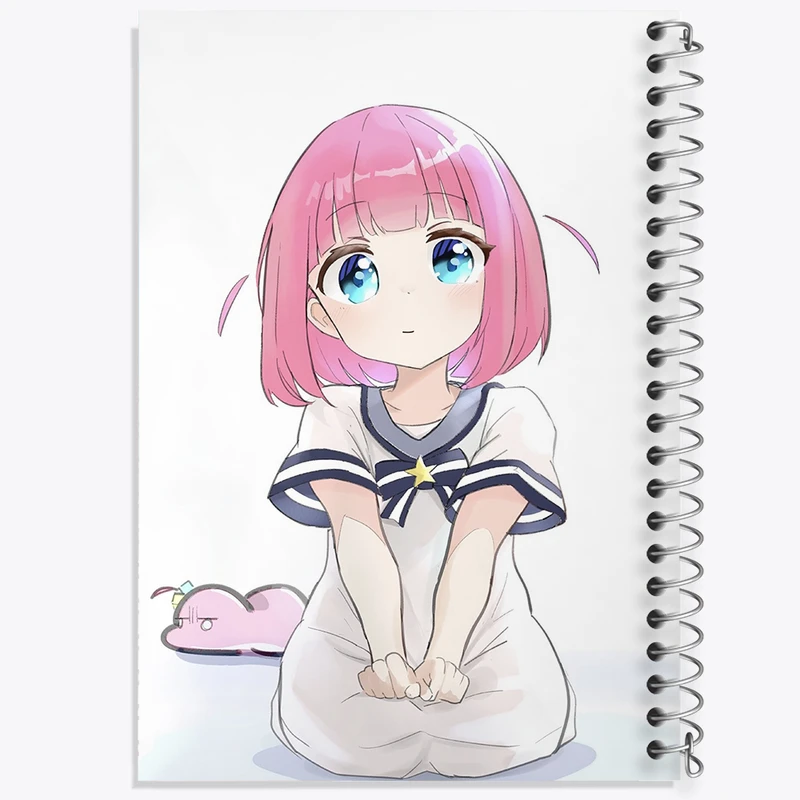 دفتر شطرنجی 50 برگ خندالو مدل فوتاری انیمه بوچی راک کد 31228