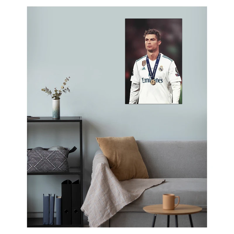 پوستر گوفی مدل فوتبالیست کیریستیانو رونالدو طرح CR7 Cristiano Ronaldo کد SAD53