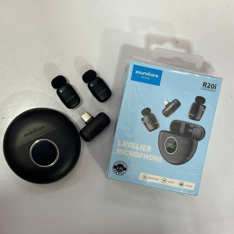 ست میکروفن بی سیم انکر مدل soundcore R20i با درگاه اتصال تایپ سی