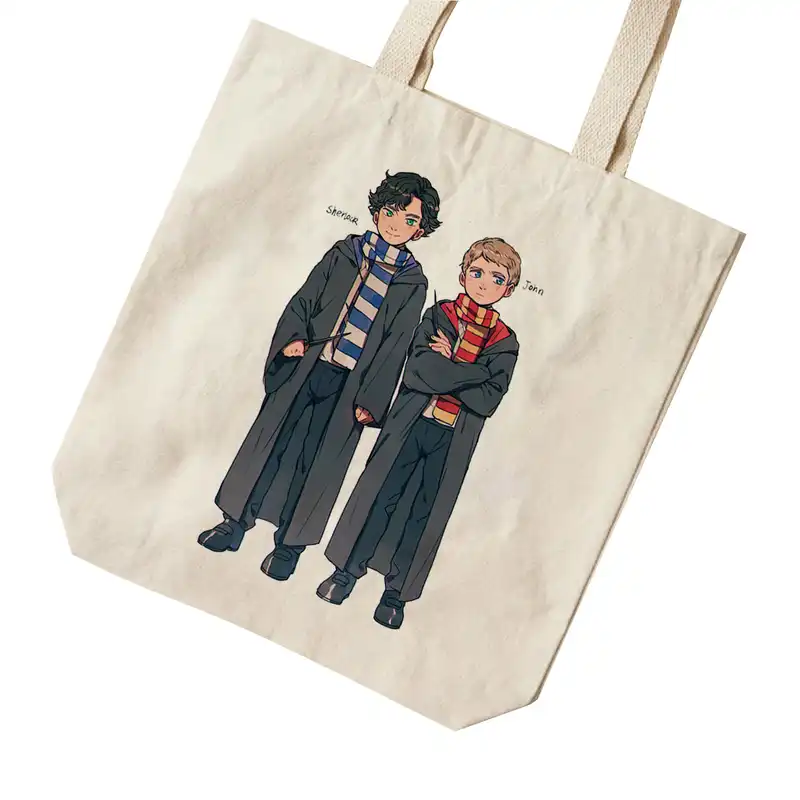 ساک خرید ترمه طراحان ایده مدل شرلوک هلمز و همکار قهرمان کد cfp1596 - S