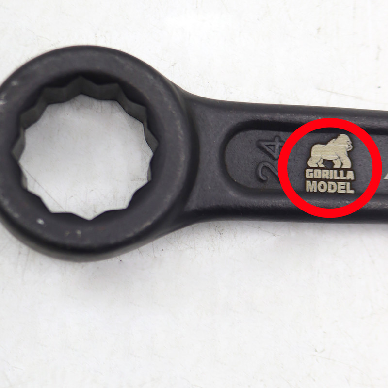 آچار رینگی چکشی مدل گوریلا کد YP-CHAKOSHI-024MM سایز 24 میلیمتر آچار رینگی چکشی مدل گوریلا کد YP-CHAKOSHI-024MM سایز 24 میلیمتر