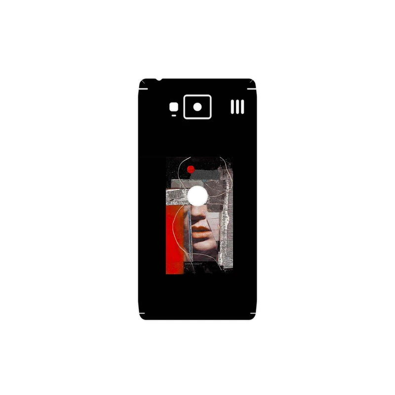 برچسب پوششی ماهوت مدل Collage of Mouth مناسب برای گوشی موبایل موتورولا Droid Razr HD