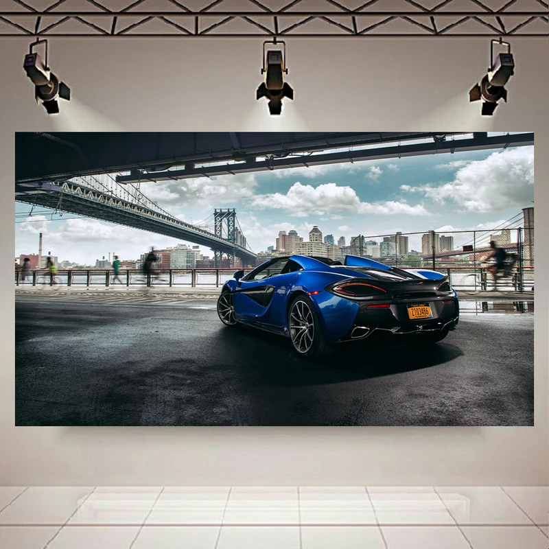 پوستر طرح ماشین مدل مک لارن 570S کد AR13210