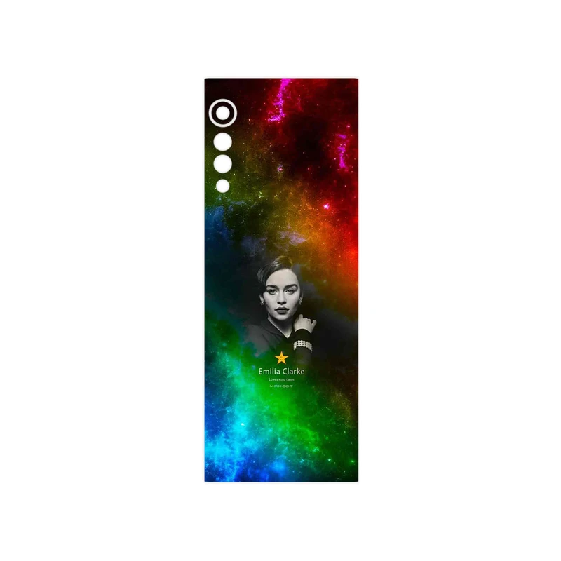 برچسب پوششی ماهوت مدل emilia clarke مناسب برای گوشی موبایل ال جی Velvet 5G