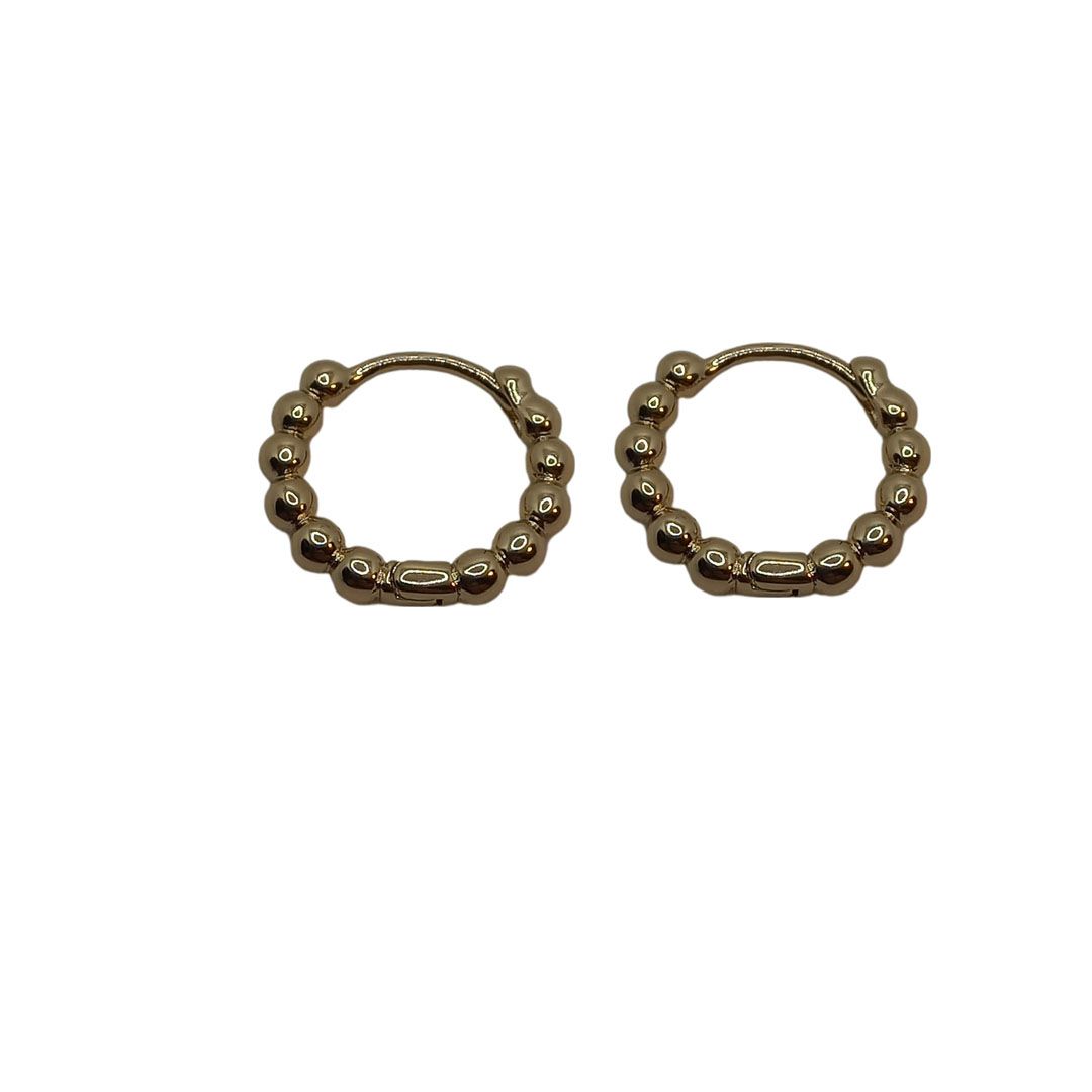 گوشواره زنانه ژوپینگ مدل رینگ کد NN 022 - - 1