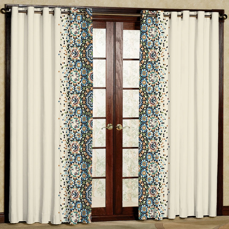 پرده مدل مخمل پانچی کد 143 سایز 140x280 سانتی متر