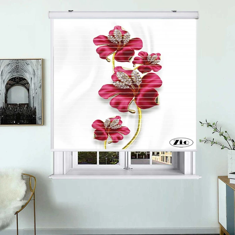 پرده زبرا زیو مدل 3D1083 سایز 150x150 سانتی متر