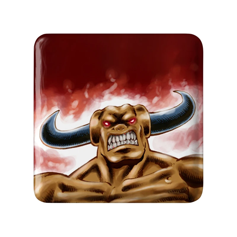 پیکسل خندالو طرح بازی رستاخیز (Doom) مدل مربعی کد 31402