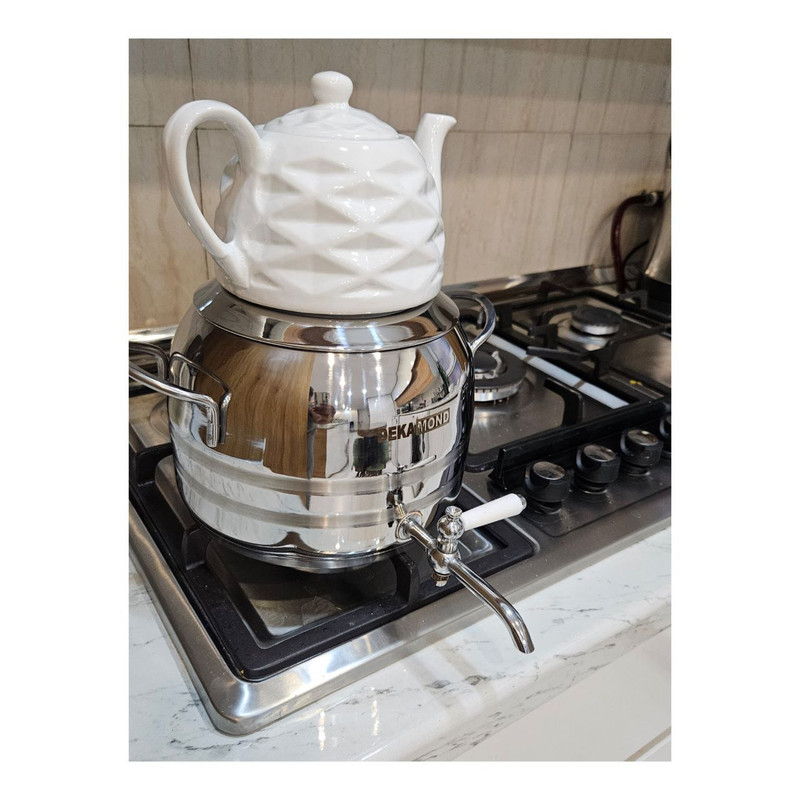 ست کتری و قوری دکاموند مدل E6042 گنجایش کتری 5 لیتر گنجایش قوری 1 لیتر