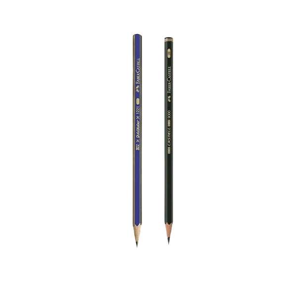 مداد طراحی فابر کاستل مدل 2B - 6B مجموعه 2 عددی