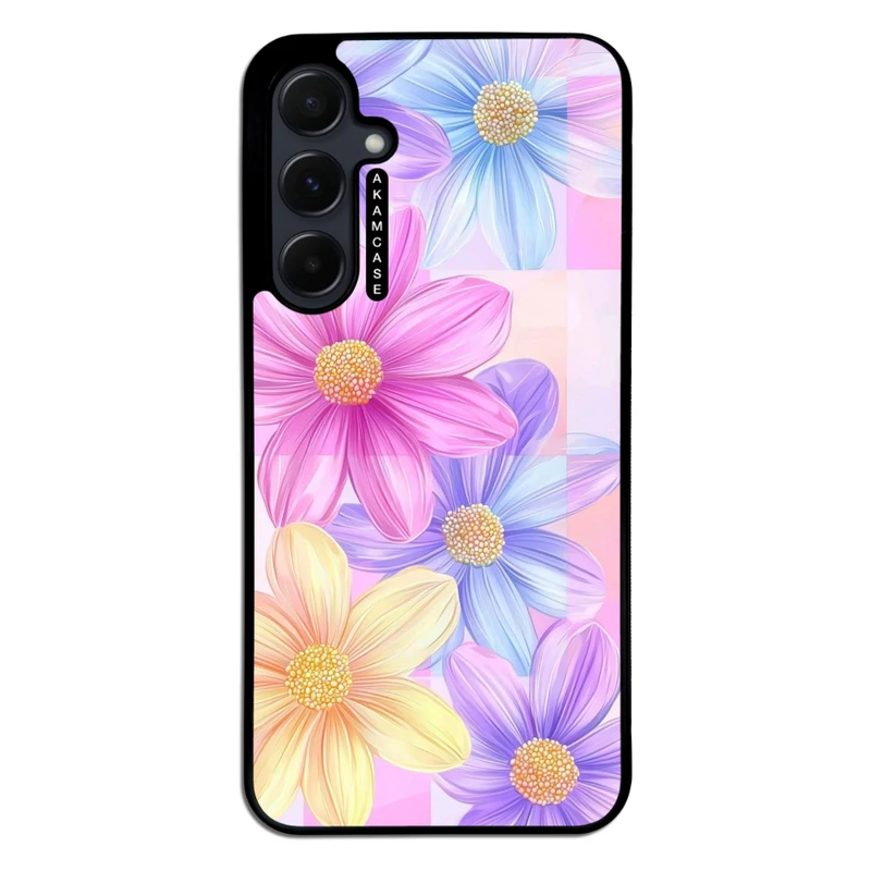 کاور آکام مدل AMC-WSGA55-FLOWERS-31 مناسب برای گوشی موبایل سامسونگ Galaxy A55