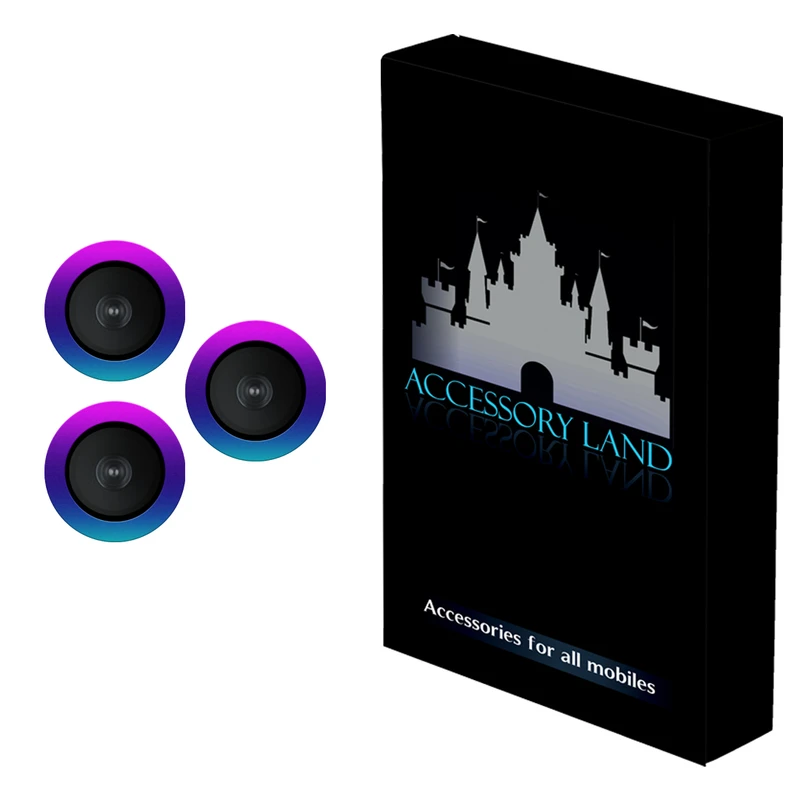   محافظ لنز دوربین اکسسوری لند مدل RING مناسب برای گوشی موبایل اپل iPhone 12 Pro Max