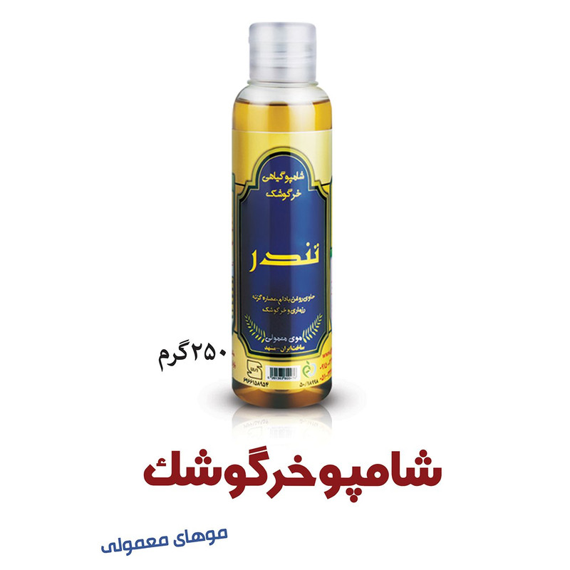 شامپو مو تندر مدل T1003 حجم 250 میلی لیتر