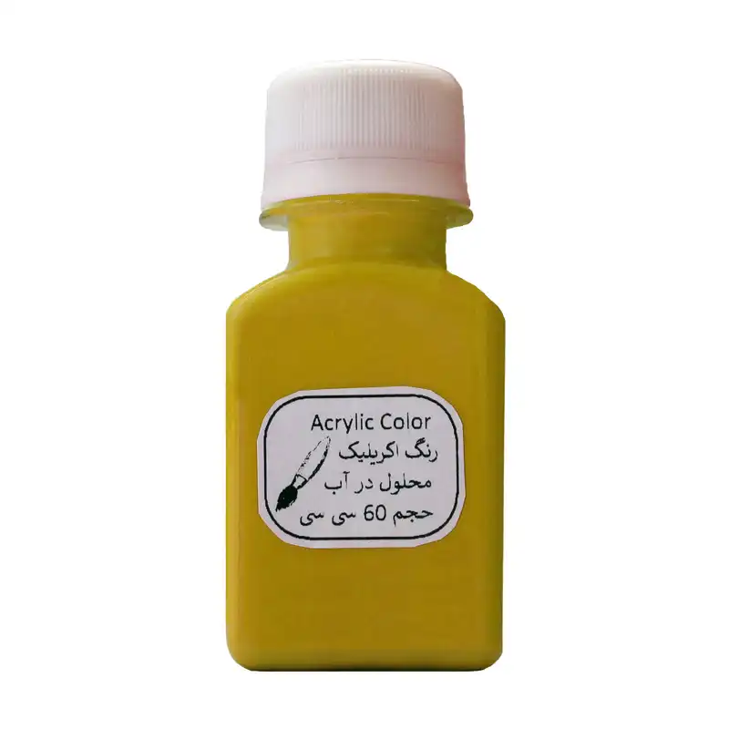 رنگ اکریلیک کد 4 حجم ۶۰ میلی لیتر بسته 8 عددی
