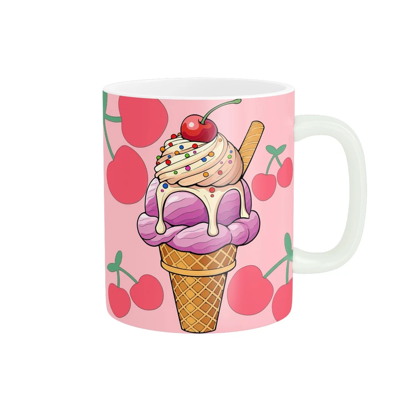 ماگ پاد آفرین طرح بستنی کد 3462