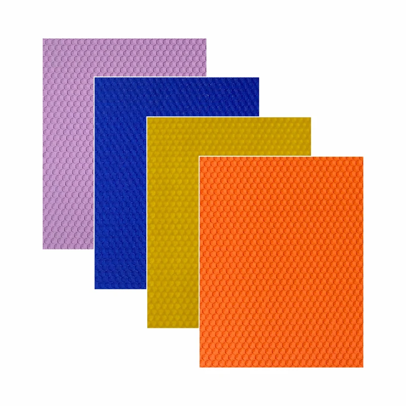 شمع بیزوکس مدل ورق موم عسل 1418pak2 مجموعه 4عددی