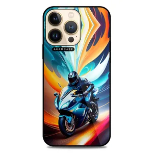 AKAM AMC-WA13PRO-MOTORCYCLE-6 Cover For Apple iPhone 13 Pro