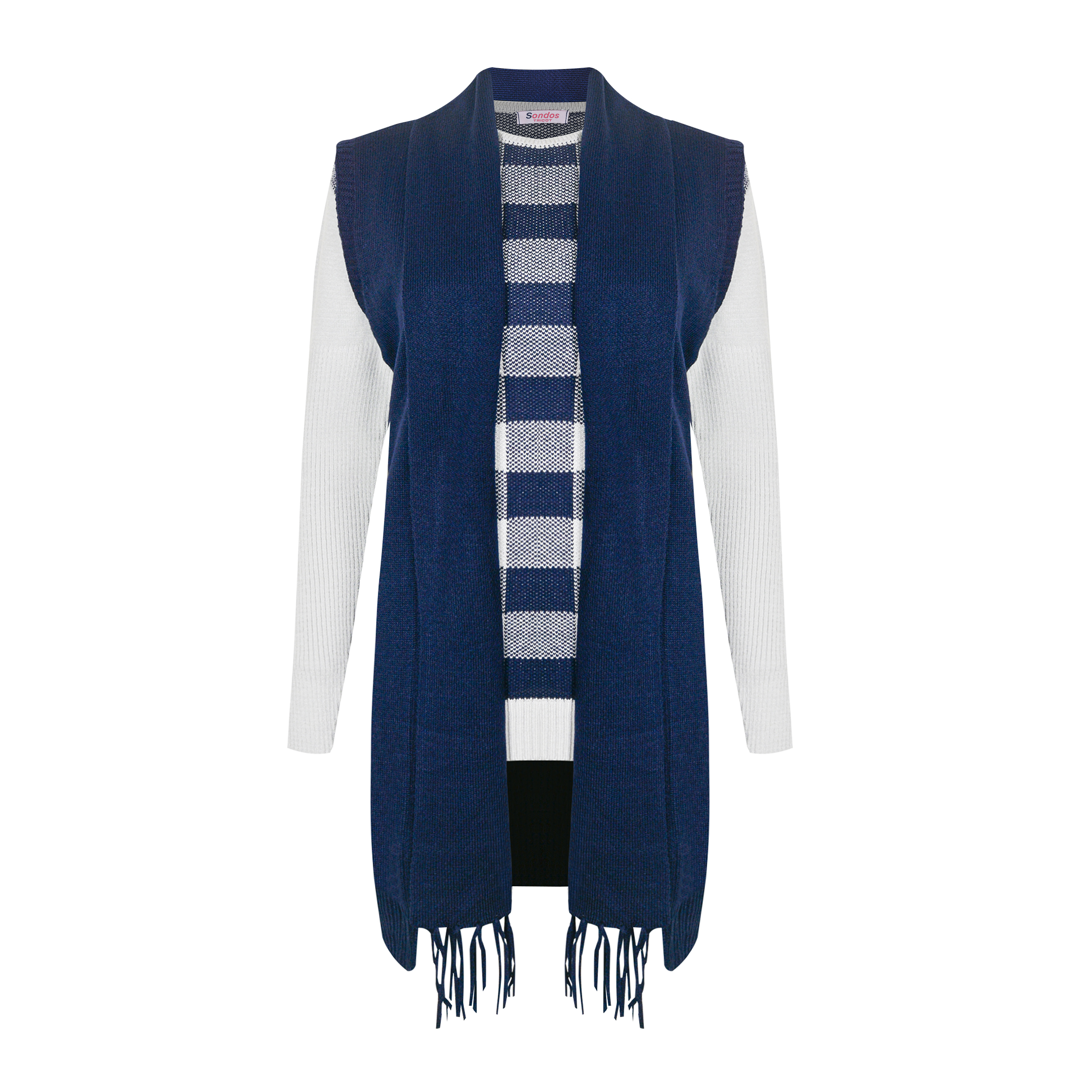  ست تونیک و رویه بافت دخترانه مدل 734074NA