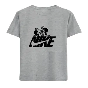 تی شرت آستین کوتاه دخترانه مدل میکی D113 N