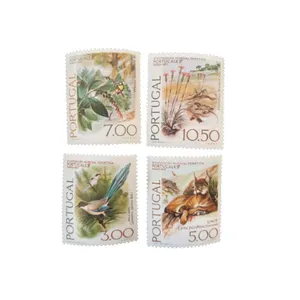 تمبر یادگاری مدل حیوانات پرتغال مجموعه 4 عددی 