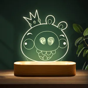 چراغ خواب اتاق کودک ارسا مدل انگری بیردز 