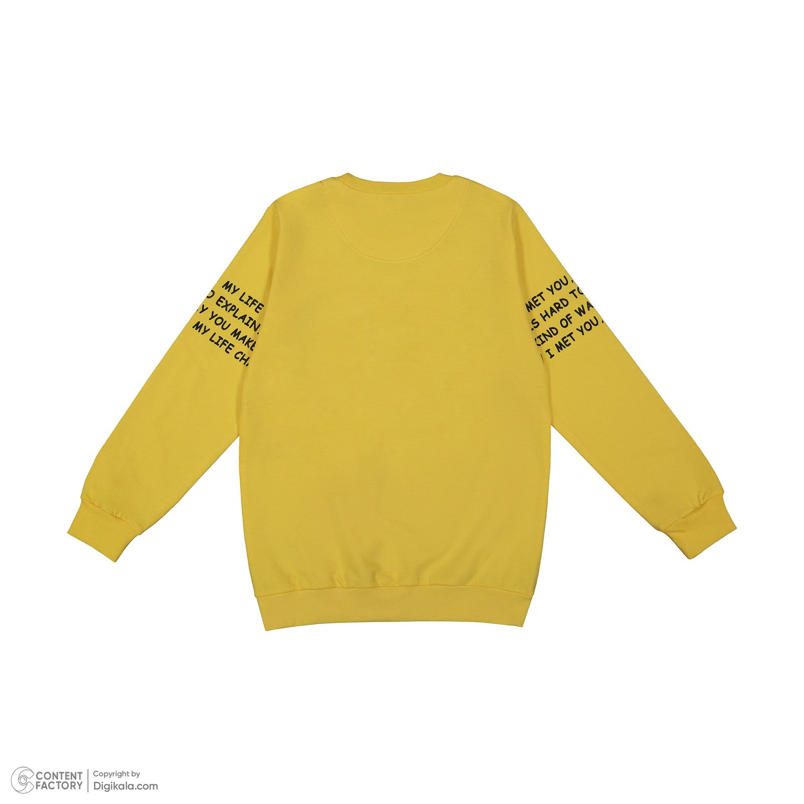 سویشرت پسرانه سون پون مدل 1218 رنگ زرد -  - 4