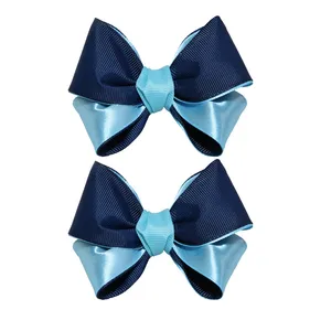 کش مو زنانه مدل پاپیونی دو لایه بسته 2 عددی