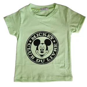 تی شرت آستین کوتاه نوزادی مدل میکی موس کد 66